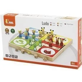 VIGA Brettspiel Ludo Tiere , ENG,FR, 1 Set