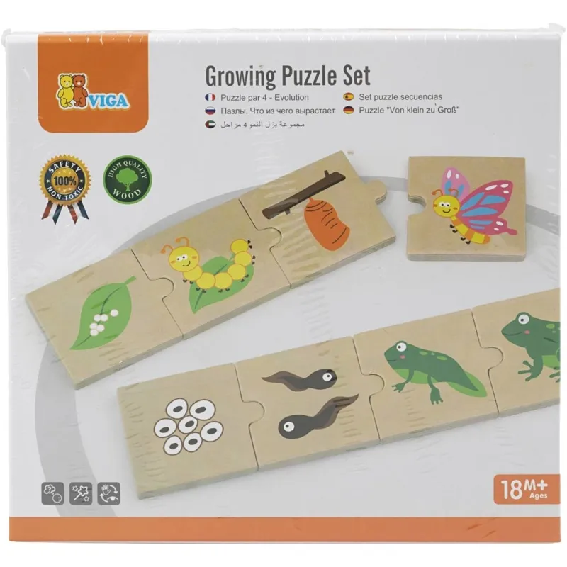 VIGA Laubsäge-Puzzle, 24 Teile/ 1 Set