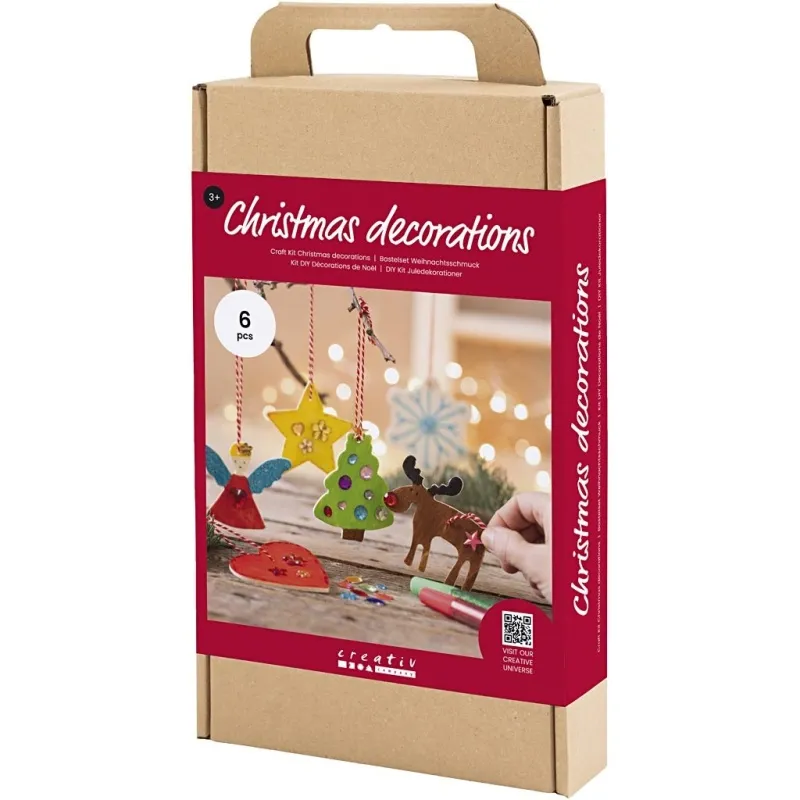 Kreativ Set Weihnachtsschmuck, Ausmalen, 1 Pck