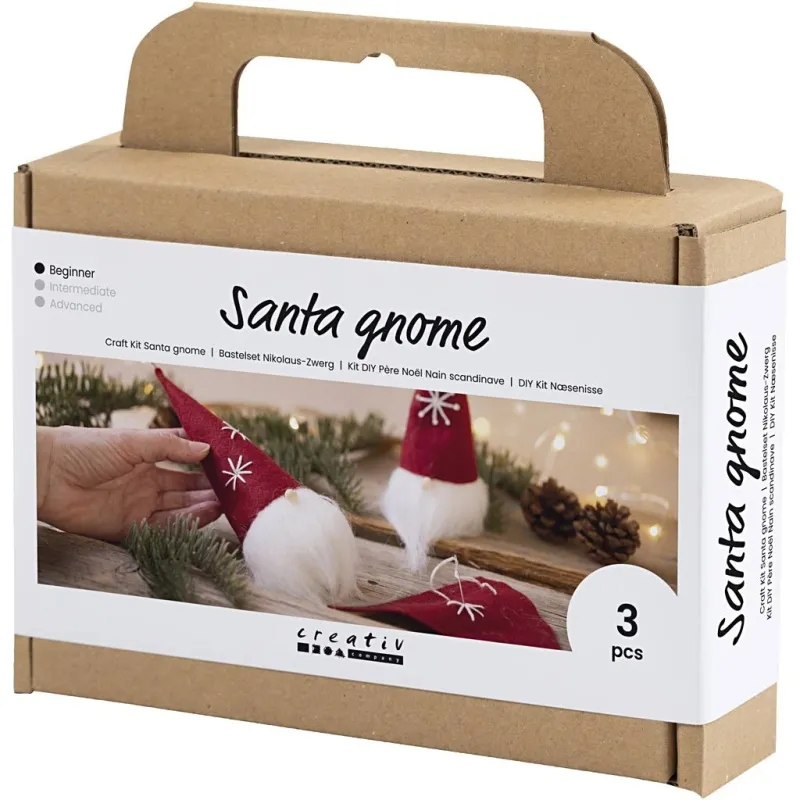 Kreativ Set Weihachtswichtel, Skandinavischer Weihnachtszwerg, 1 Pck