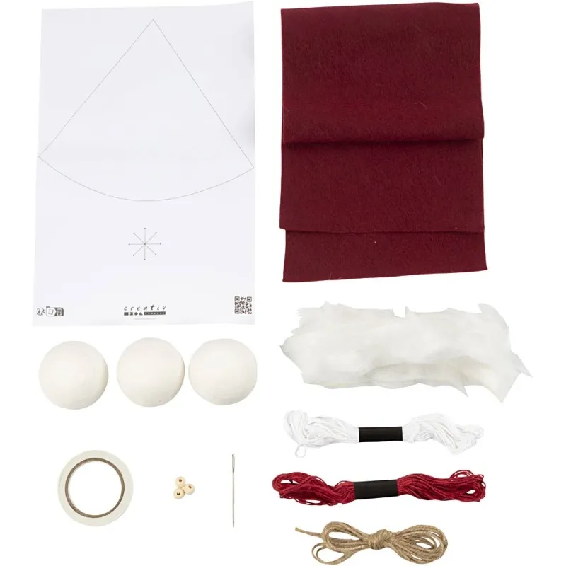 Kreativ Set Weihachtswichtel, Skandinavischer Weihnachtszwerg, 1 Pck