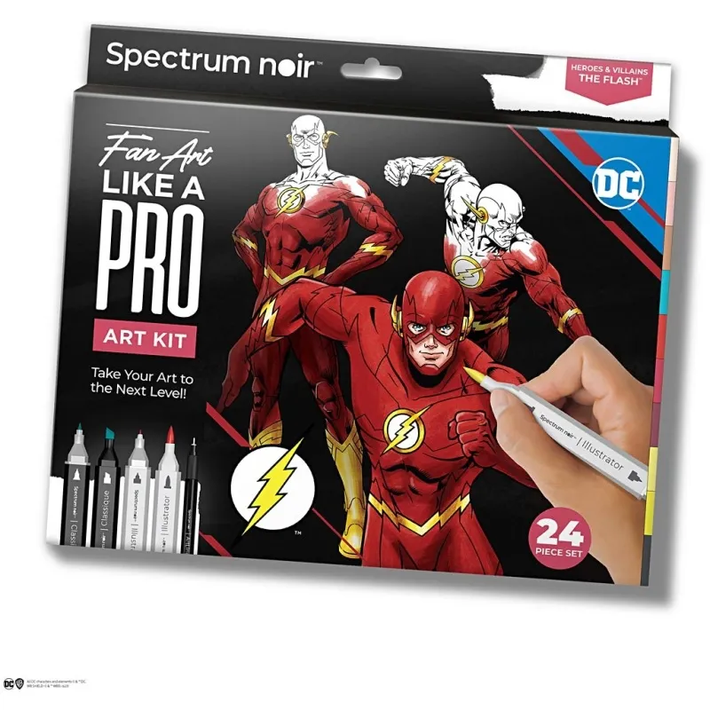 Kreativ Set Illustration, The Flash, Sortierte Farben, 1 Pck