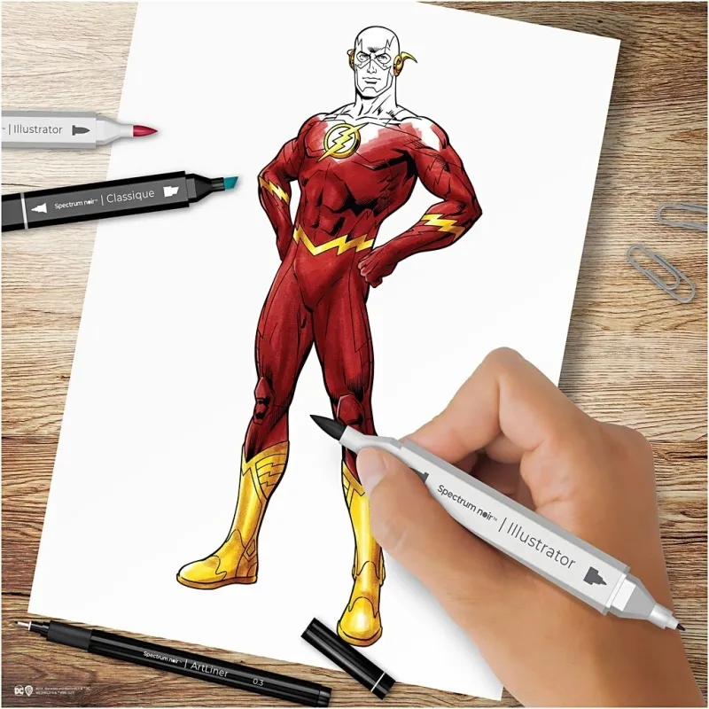 Kreativ Set Illustration, The Flash, Sortierte Farben, 1 Pck