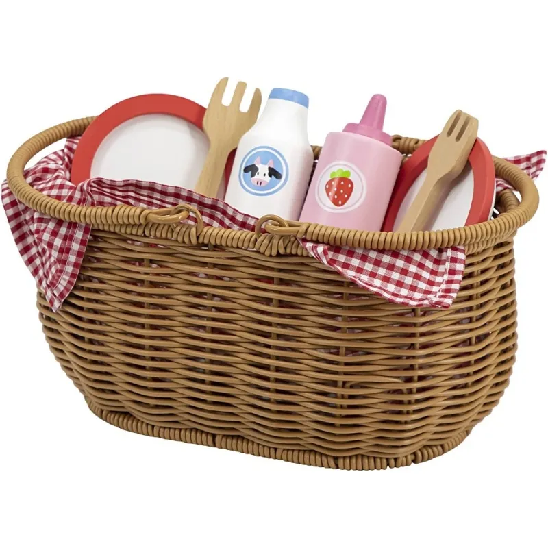 VIGA Picknick-Set, H 23 cm, L 25 cm, B 14,5 cm, 30 Teile/ 1 Pck