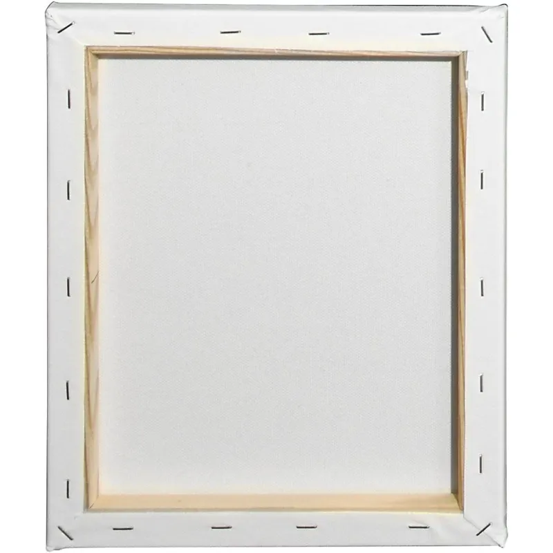 Leinwand, T 1,6 cm, Größe 24x30 cm, 360 g, Weiß, 40 Stk/ 1 Pck