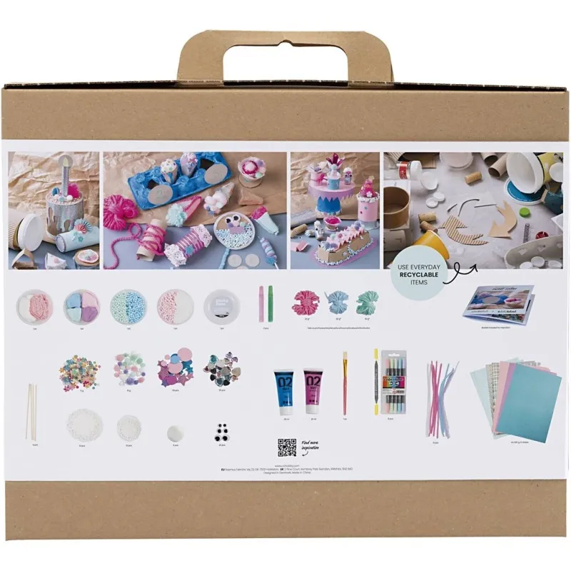 Maxi Kreativ Mix Süße Kuchen, Kuchen und Süßigkeiten, Sortierte Farben, 1 Pck