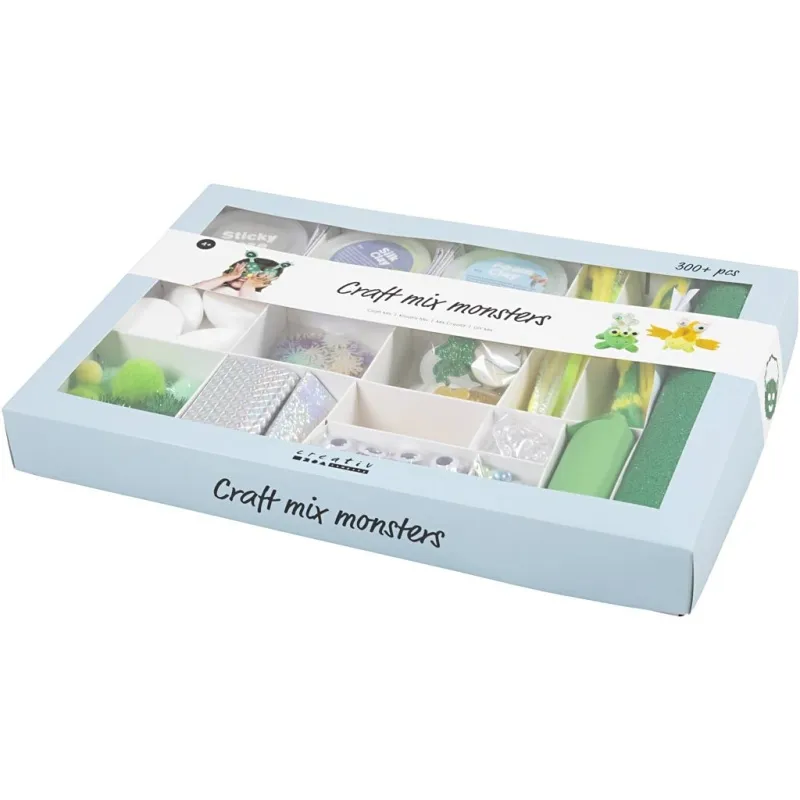 Kreativ Mix, Monster, Sortierte Farben, 1 Pck