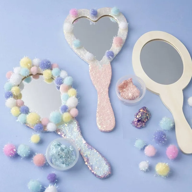 Glitter Clay, Pastellfarben, 6x20 g/ 1 Pck