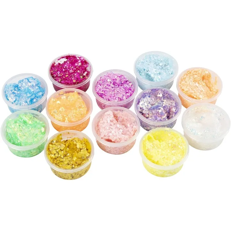 Glitter Clay, Sortierte Farben, 72x20 g/ 1 Pck