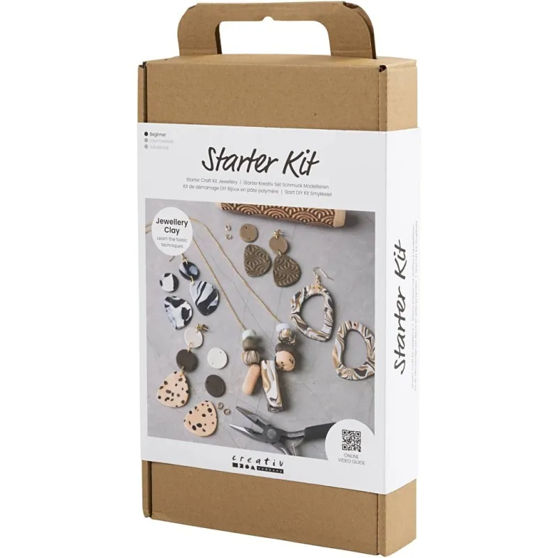 Starter Kreativ Set Schmuck Modellieren, Jewellery, Sortierte Farben, 1 Pck
