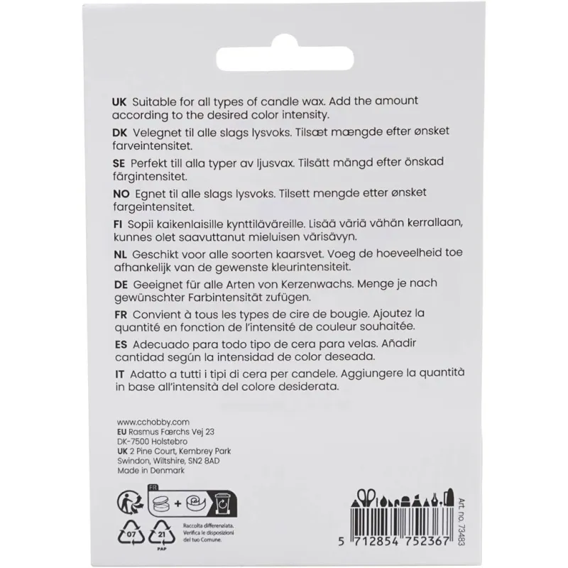 Kerzenfarbe, Pink, 5 g/ 1 Pck