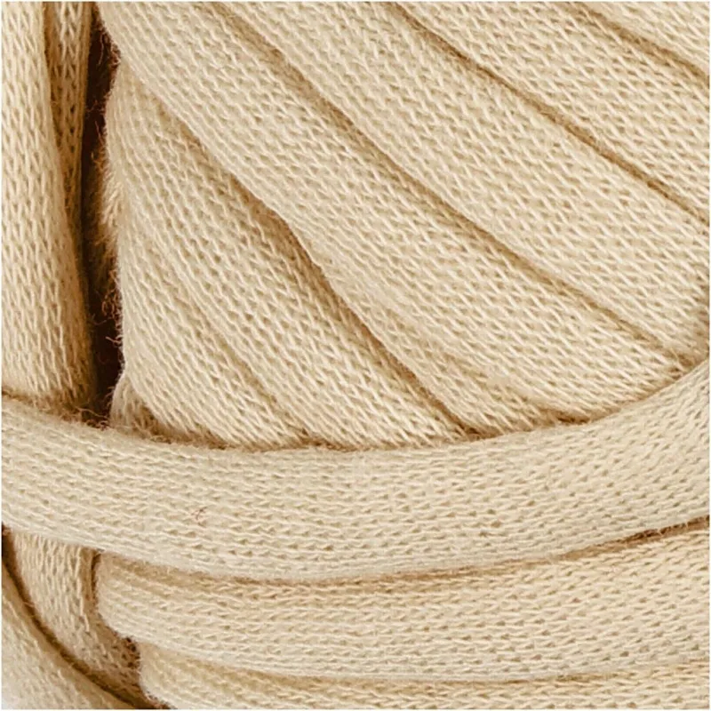 Schlauchgarn, L 45 m, Nadel 10-12, Beige, 100 g/ 1 Knäuel