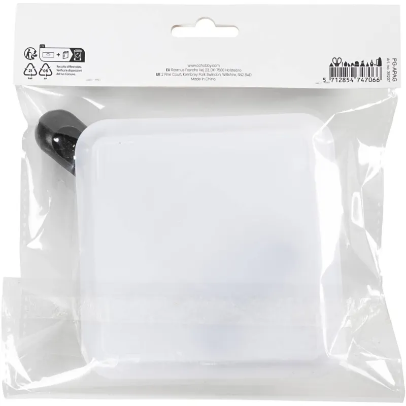 Werkzeugsatz für Linoldruck, B 6 cm, Größe 12x12 cm, 1 Pck