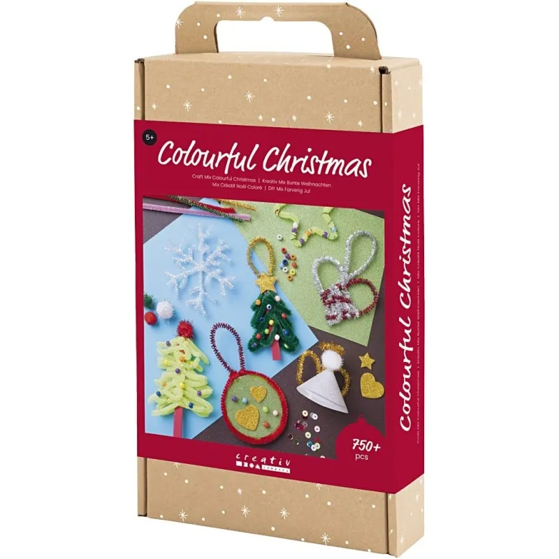 Kreativ Mix Bunte Weihnachten, Weihnachtsfiguren, Sortierte Farben, 1 Pck