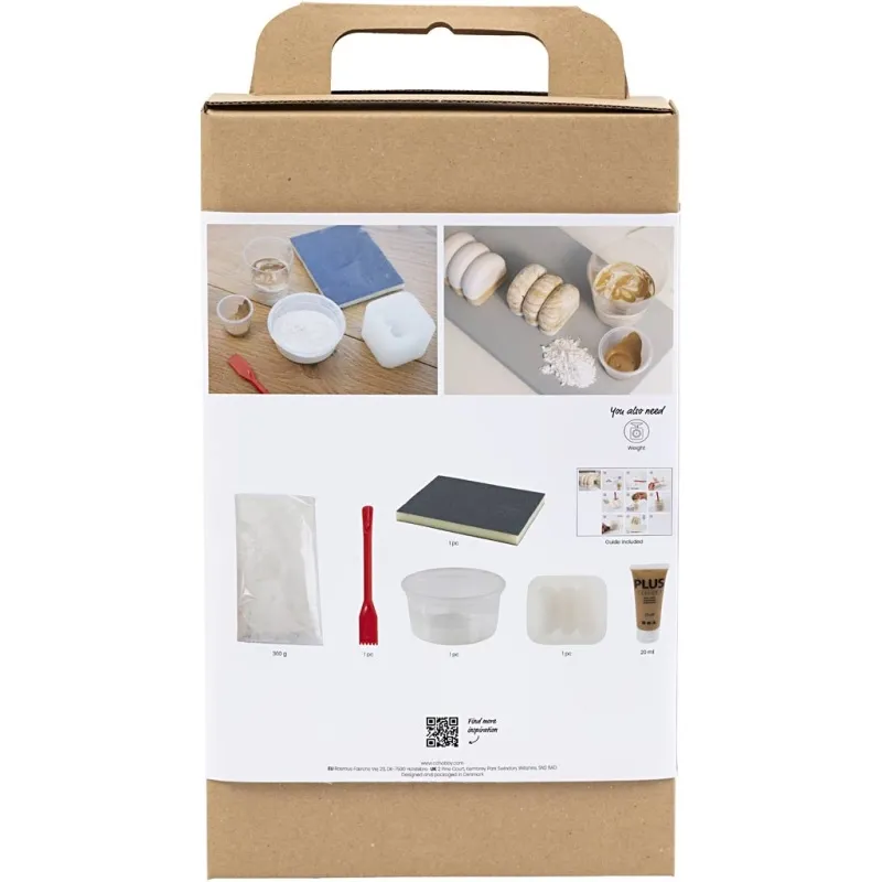 Kreativ Set Harzgießen, Skulptur, Beige, Creme, 1 Pck
