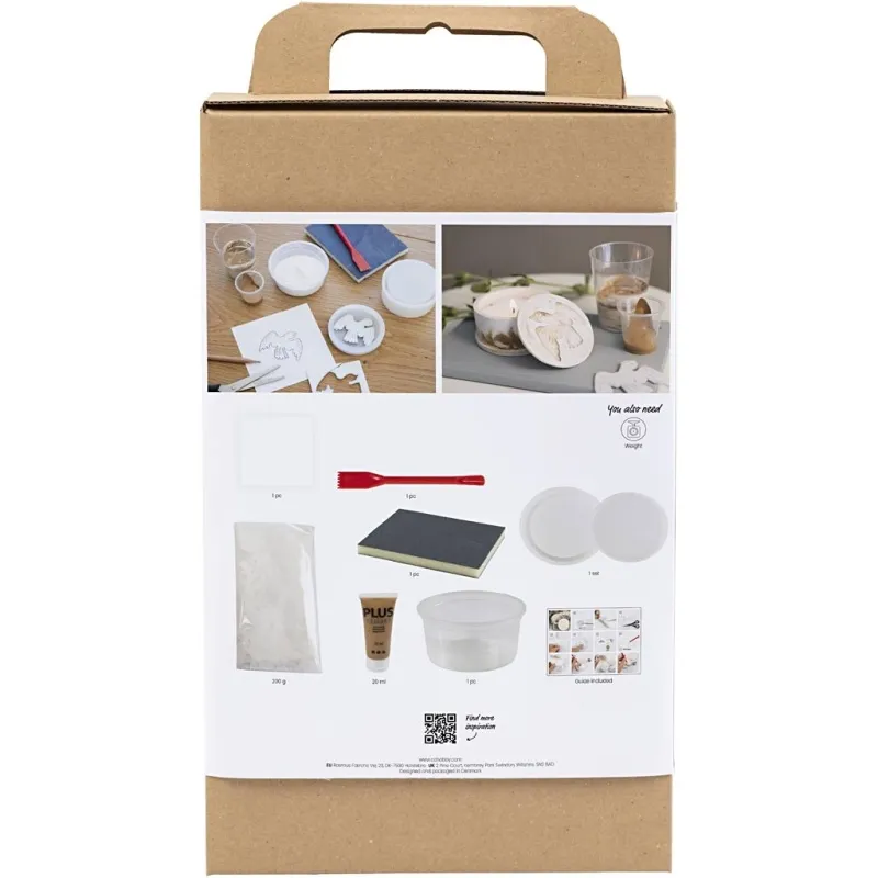 Kreativ Set Harzgießen, Vorratsglas mit Deckel, Beige, Creme, 1 Pck