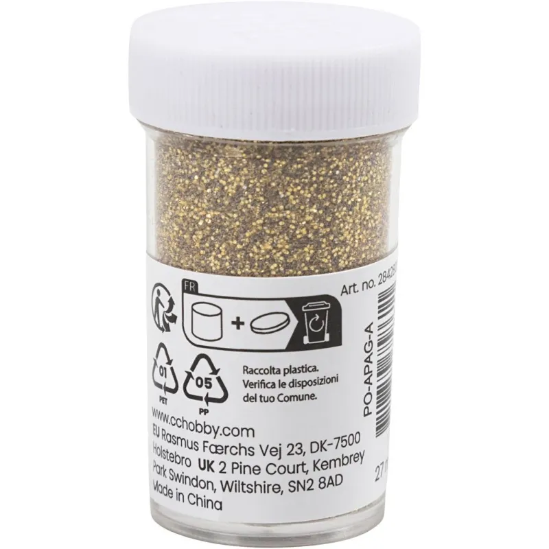 Bio Sparkles, Gold, 27 ml, 15 g/ 1 Dose