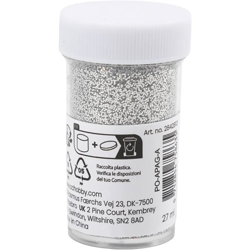 Bio Sparkles, Silber, 27 ml, 15 g/ 1 Dose