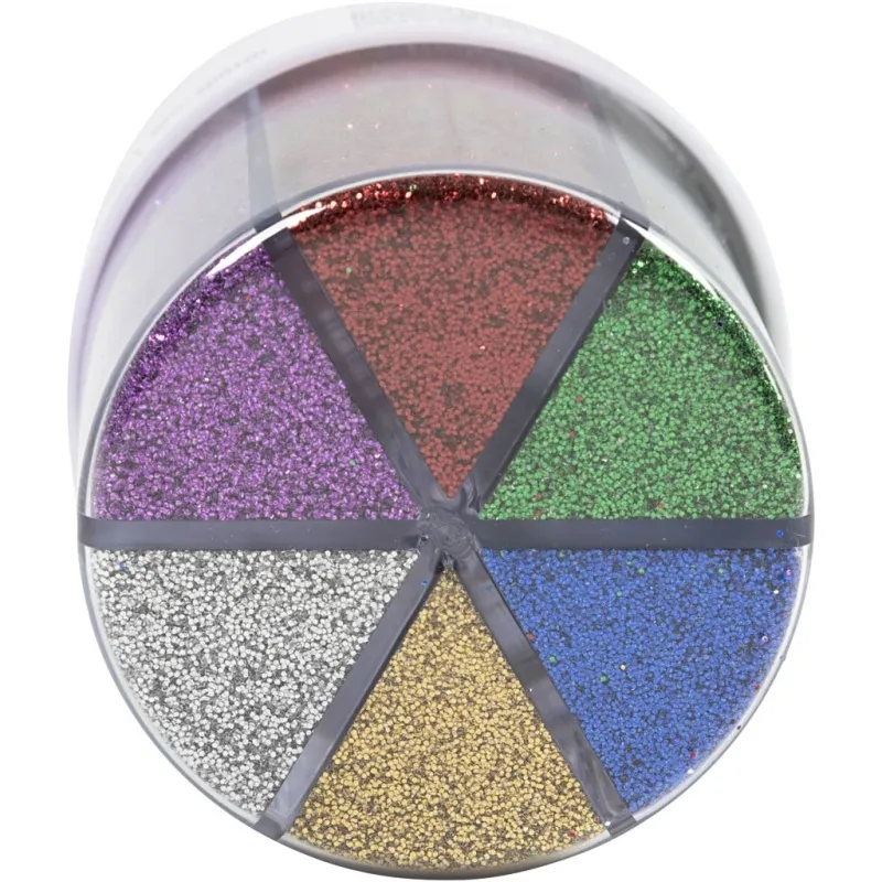 Bio Sparkles, Sortierte Farben, 6x28 ml/ 1 Dose