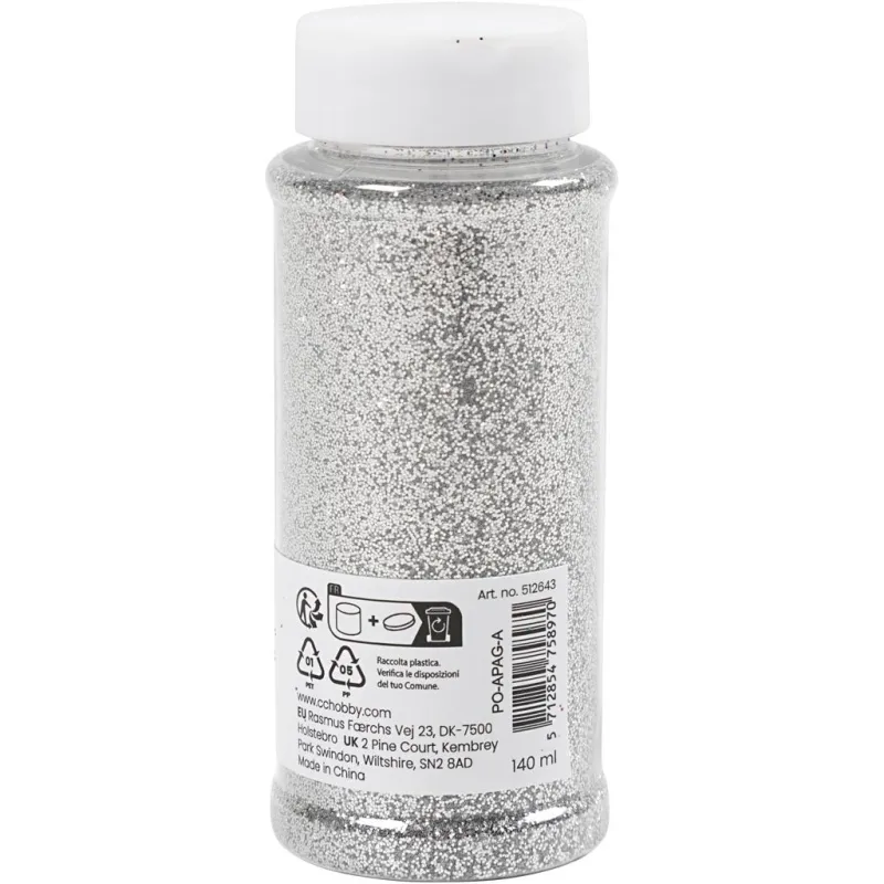 Bio Sparkles, Silber, 140 ml/ 1 Dose