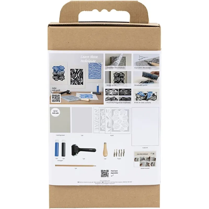 Starter Kreativ Set Druckgrafik, 1 Pck