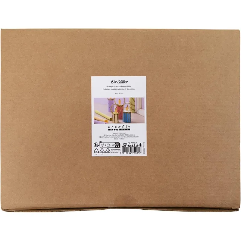 Bio Sparkles, Sortierte Farben, 46x27 ml/ 1 Pck