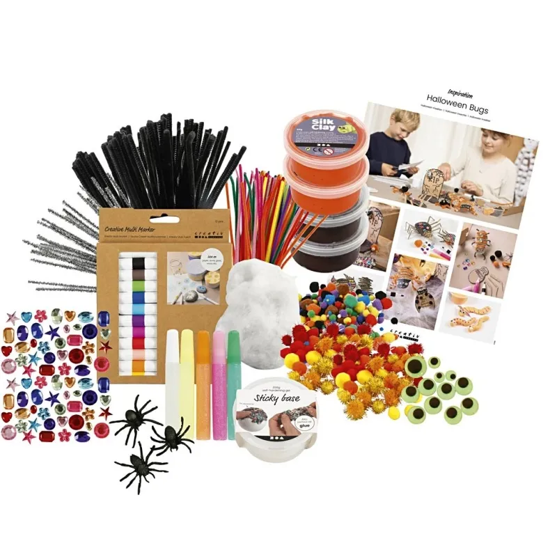 Gruppen-Kreativset Halloween, Insekten, 1 Pck