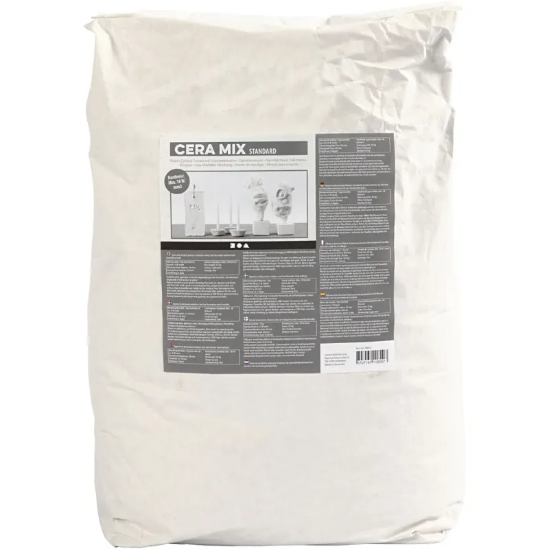 Cera-Mix Standard Modelliergips, Hellgrau, 25 kg/ 1 Pck