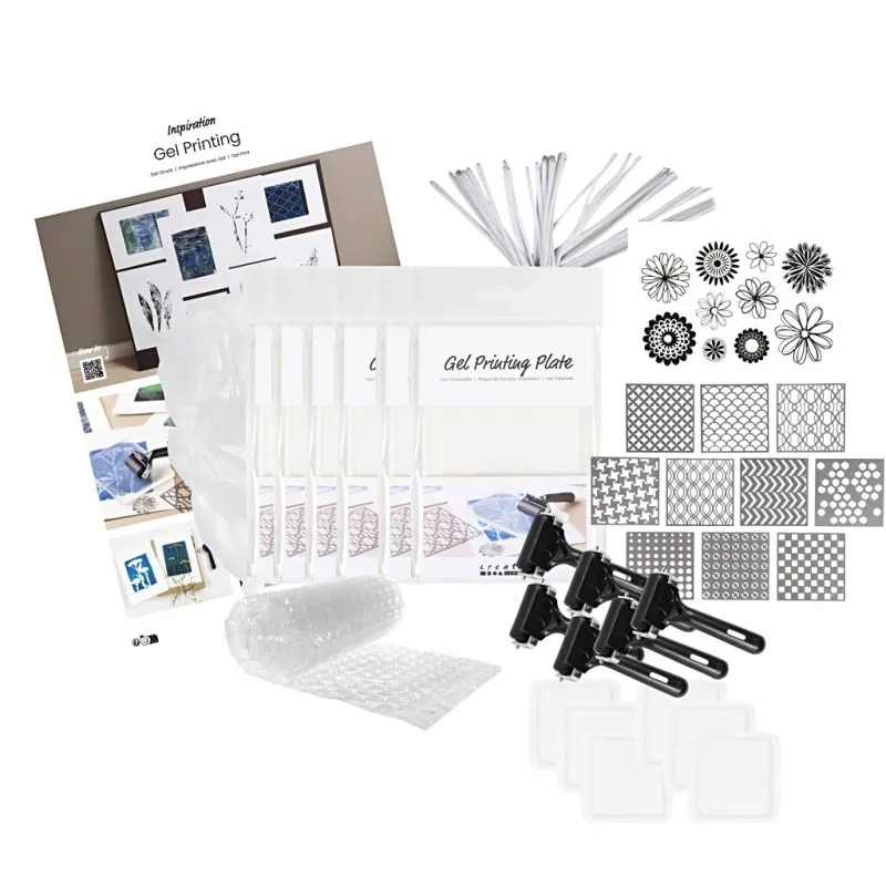 Gruppen-Kreativset Gel-Druck, 1 Pck
