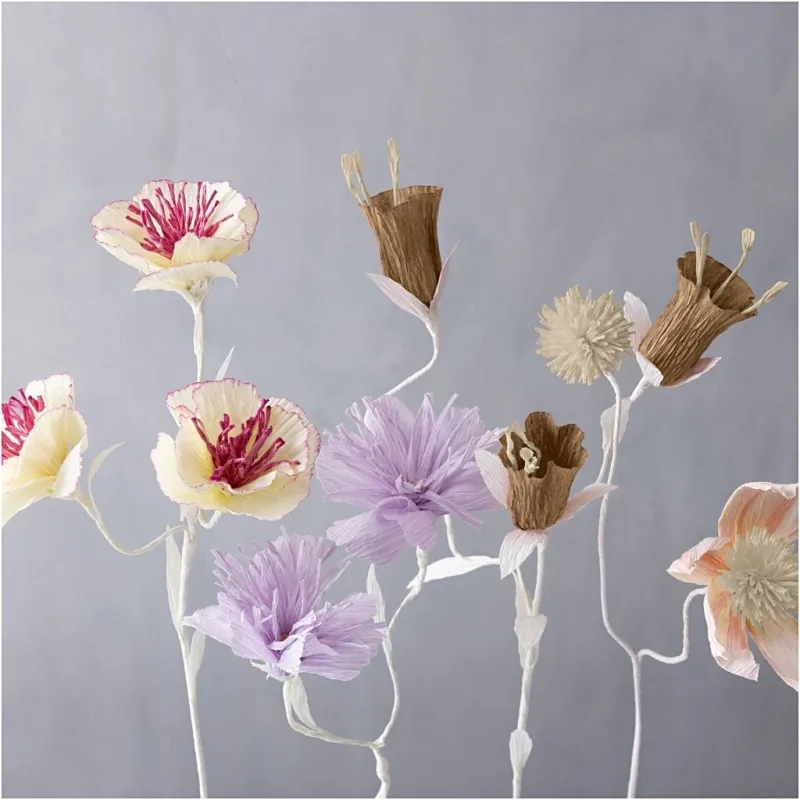 Krepppapier, Blatt 25x60 cm, Kreppanteil: 180%, 105 g, Natur, 8 Bl./ 1 Pck