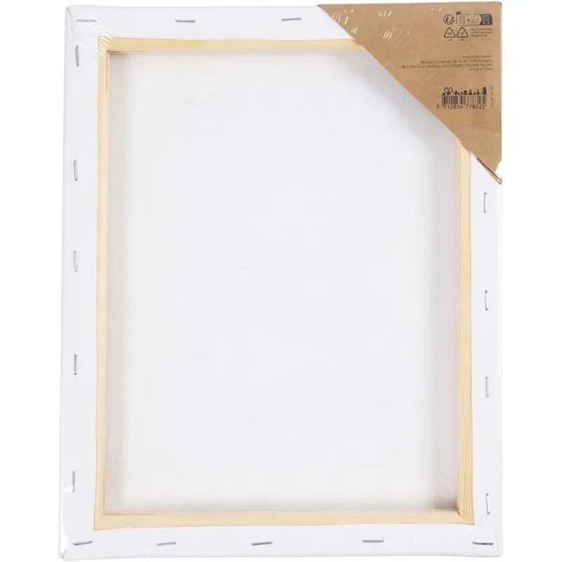 Mal-Leinwand mit Aufdruck, Roboter , T 1,6 cm, Größe 24x30 cm, 360 g, 1 Stk