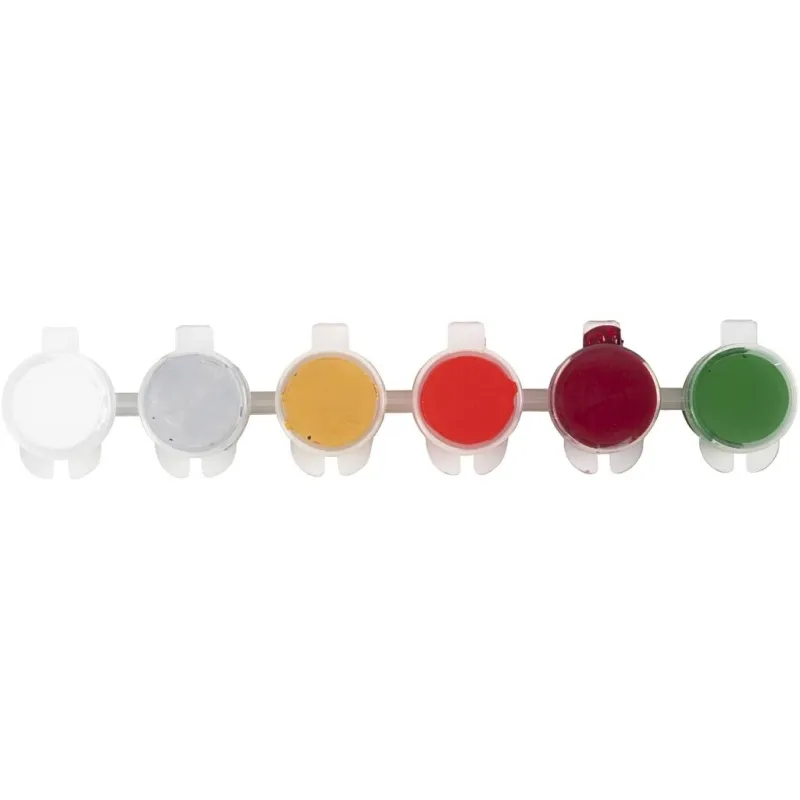 Hobbyfarbe Plus Color, Weihnachtsfarben, 6x5 ml/ 1 Pck