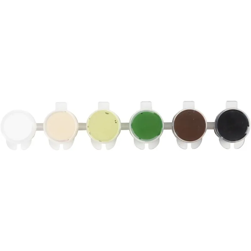 Hobbyfarbe Plus Color, Natur, 6x5 ml/ 1 Pck