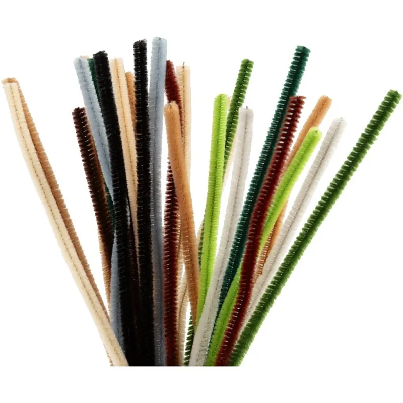 Pfeifenreiniger, L 30 cm, Dicke 6 mm, Natur, 25 Stk/ 1 Pck