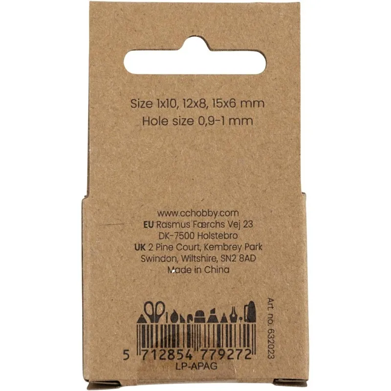 Achat Steinperlen, D 6+8+10 mm, Lochgröße 0,9-1 mm, Dunkelbraun, 28 Stk/ 1 Pck