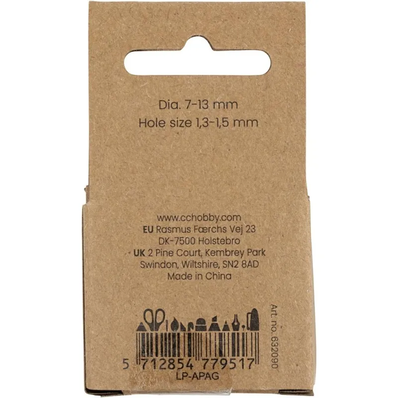 Schmuckperlen, Herzen, D 7-13 mm, Lochgröße 1,3-1,5 mm, Perlmutt, 32 Stk/ 1 Pck