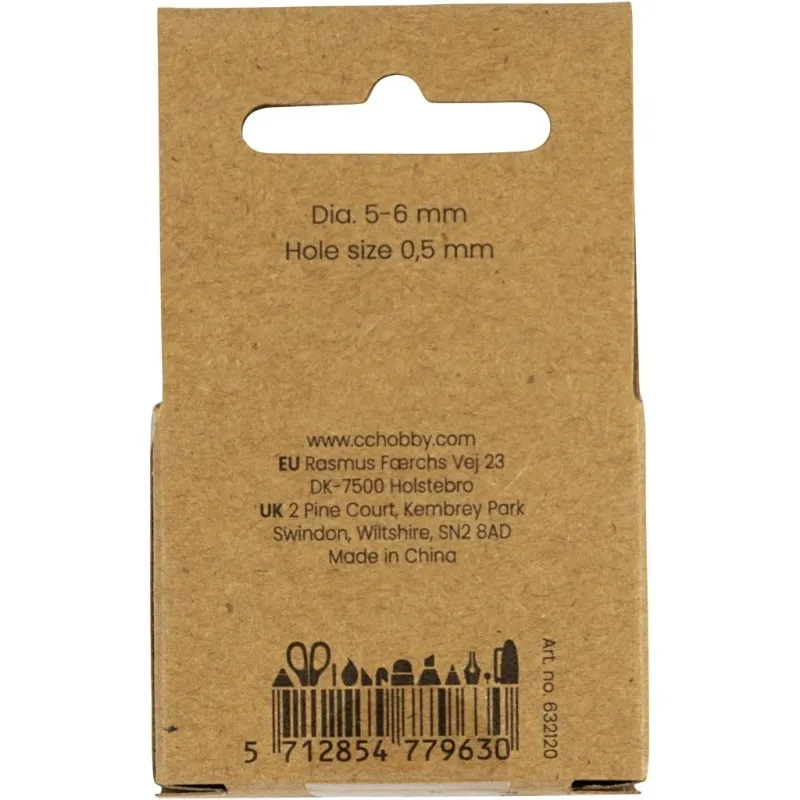 Süßwasserperlen, D 5-6 mm, Lochgröße 0,5 mm, Perlmuttfarben, 60 Stk/ 1 Pck
