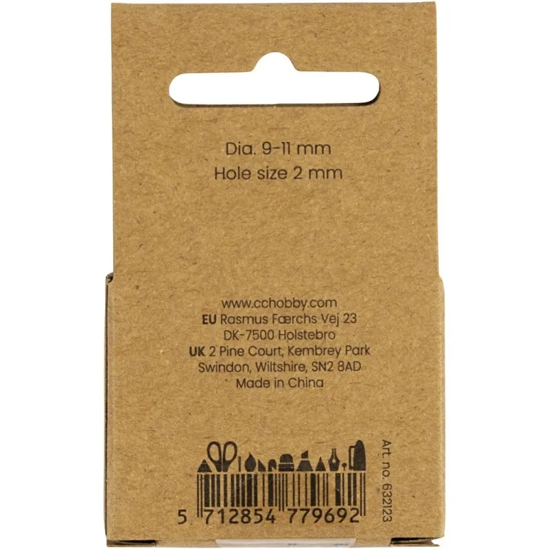 Süßwasserperlen, D 9-11 mm, Lochgröße 2 mm, Längs perforiert, Perlmutt, 13 Stk/ 1 Pck