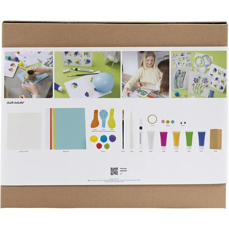 Gruppen-Kreativset Malen, Sortierte Farben, 1 Pck