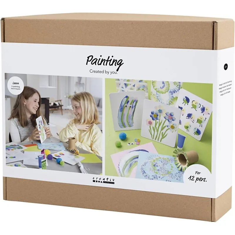 Gruppen-Kreativset Malen, Sortierte Farben, 1 Pck
