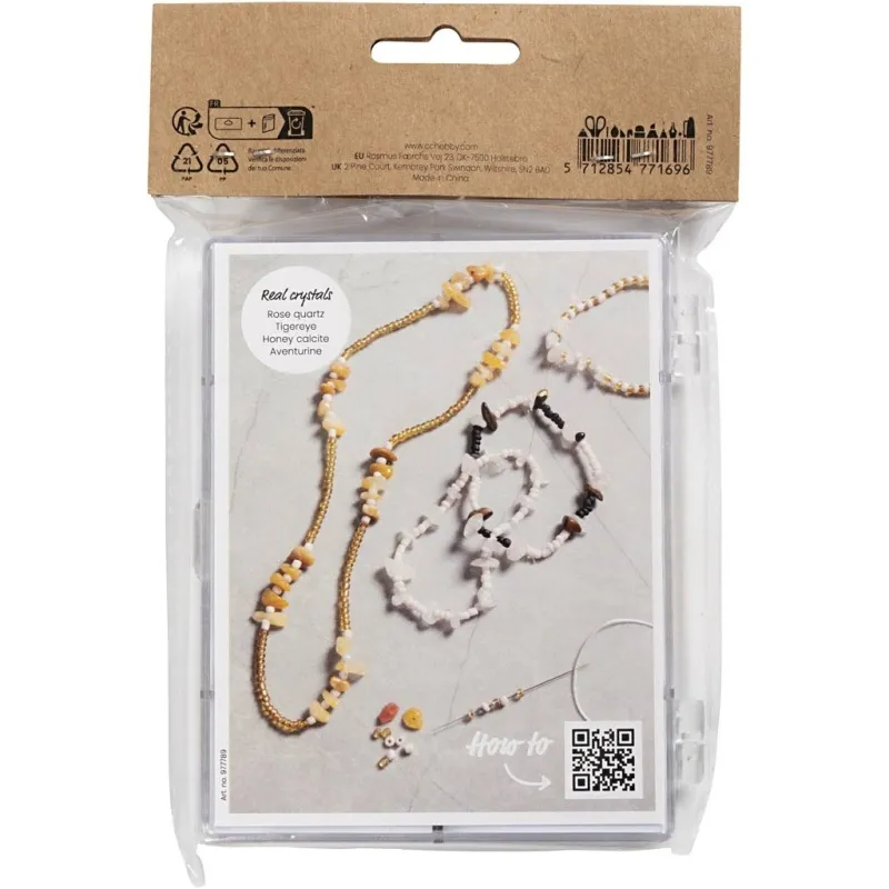 Kreativ Mix Schmuck, Kristalle, Größe 2,6-10 mm, Lochgröße 0,8-1,2 mm, ca. 2520 Stk, Sortierte Farben, 1 Pck