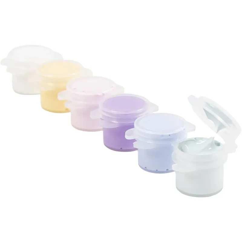 Hobbyfarbe Plus Color, Pastellfarben, 6x5 ml/ 1 Pck