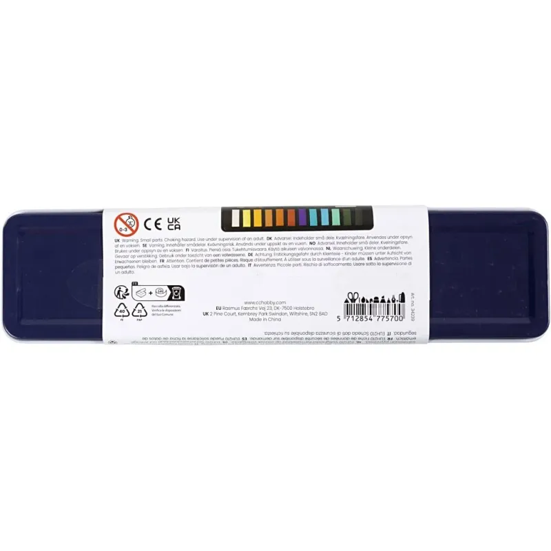 Wasserfarben-Set, Metallic-Farben, 12 Farbe/ 1 Pck