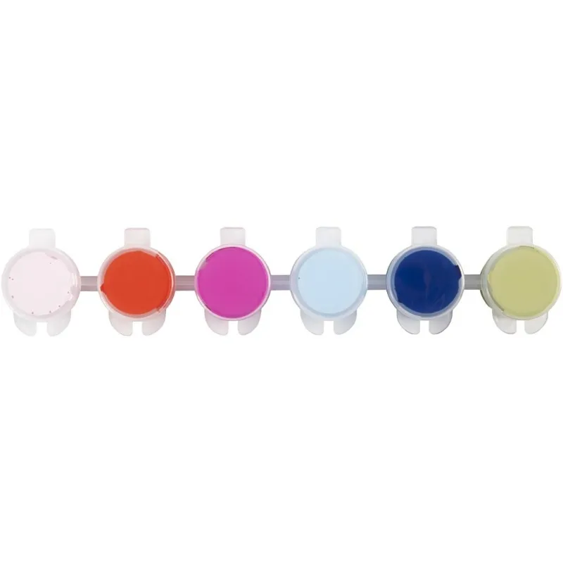 Hobbyfarbe Plus Color, Kräftige Farben, 6x5 ml/ 1 Pck