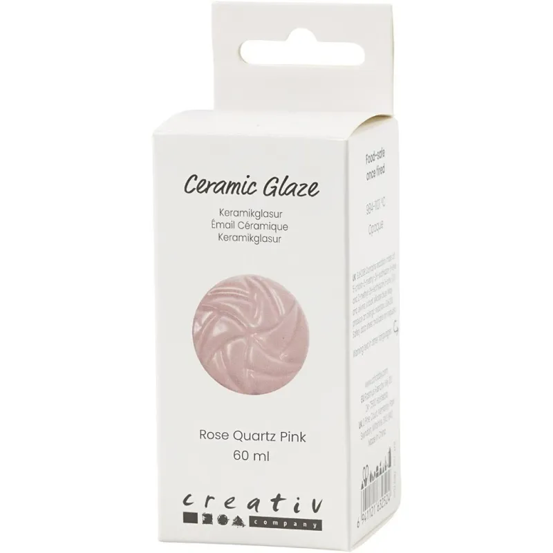 Keramikkglasur, 984-1101 °C, Deckend, Rose, 60 ml/ 1 Dose