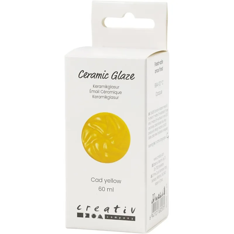Keramikkglasur, 984-1101 °C, Deckend, Cad Yellow, 60 ml/ 1 Dose