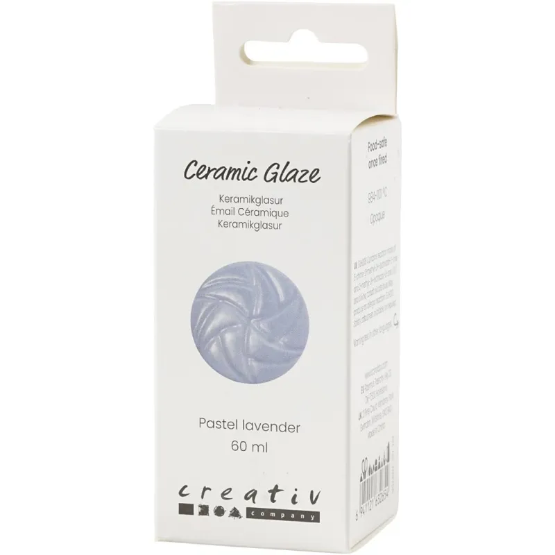 Keramikkglasur, 984-1101 °C, Deckend, Pastel Lavender, 60 ml/ 1 Dose