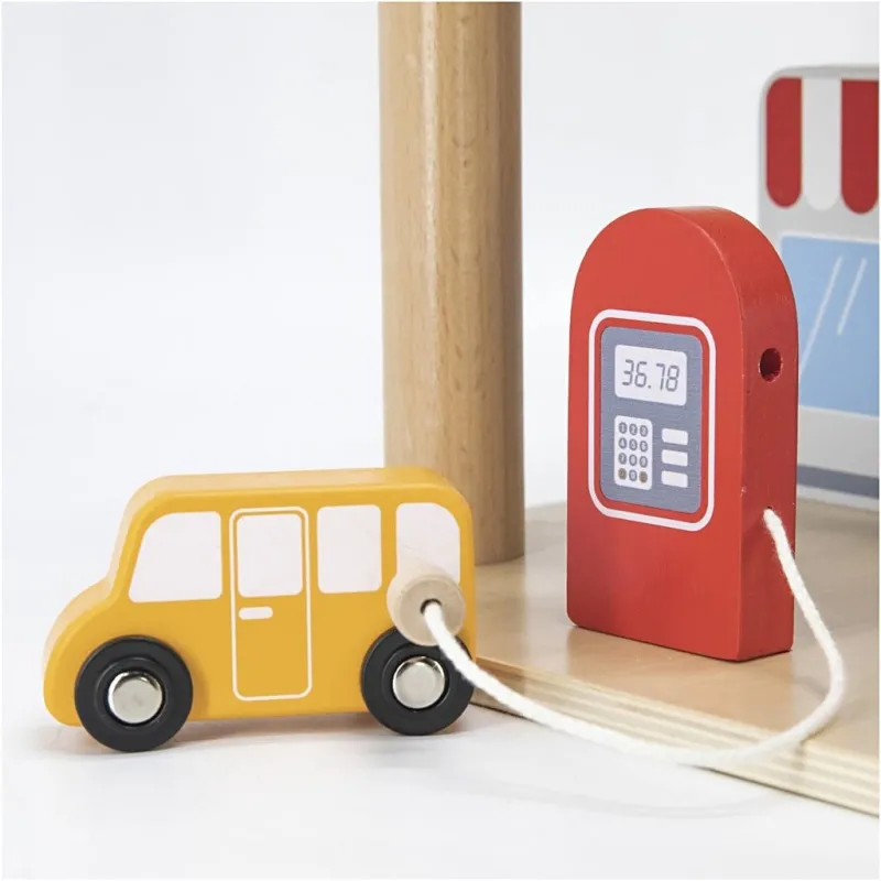 VIGA Spielzeug-Garage, Größe 58x37x45,3 cm, 1 Stk/ 1 Pck