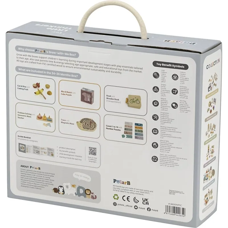 VIGA Grow-with-Me Box, Little Thinkers, 1 Pck