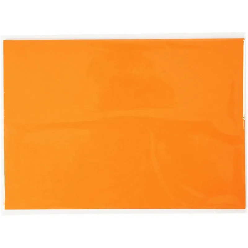 Bastelkarton, A4, Blatt 210x297 mm, 180 g, Orange, 20 Bl./ 1 Pck